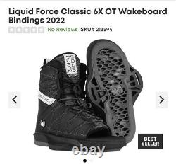 2022 Liquid Force 6X OT Wakeboard Binding US Size 10-12 Retail $359.00