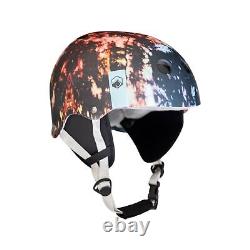 Liquid Force 2024 Flash (Black Tie-Dye) Wakeboard Helmet- X-Large