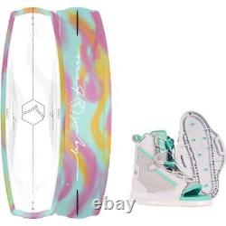 Liquid Force Angel Wakeboard + Plush Boot Combo One Color, 130cm/Womens 4.0-7.0