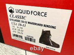 Liquid Force Classic Wakeboard Bindings Boots USA Sizes 8 9 10 11 New In Box