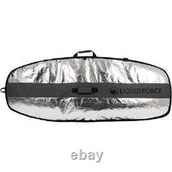 Liquid Force Foil Board Bag Silver Reflective, 4ft 4in