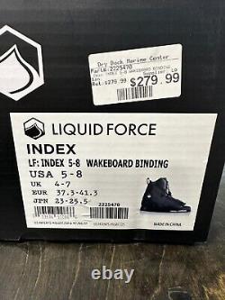 Liquid Force Index 5-8 Wakeboard Bindings- 2225470