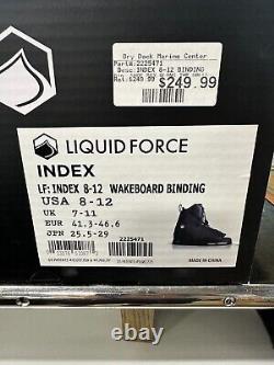Liquid Force Index 8-12 Wakeboard Bindings- 2225471