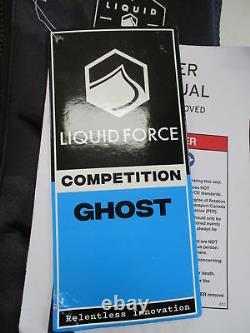 Liquid Force Men's Ghost Competition Vest (2024) Size Large Black 2225543 Boat