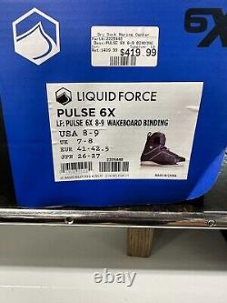 Liquid Force Pulse 6X 8-12 Wakeboard Bindings- 2225440