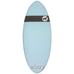 Liquid Force Wake Foamie Skim Surfer Board, White/Blue, 3'8