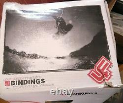 New Liquid Force Alpha Wakeboard Bindings Size 6-8 2055310 Free Ship Nos In Box