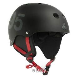 New in Box Liquid Force RECON Water Helmet Adult S/M Black withRed Straps