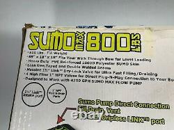 Sumo Max 800 lbs Ballast Bag 65? X 18? X 18 Fast Filling Wakeboarding Surfing