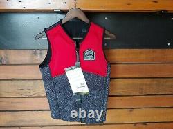 Force Liquide Z-cardigan Wake Vest Vert / Rouge Taille S