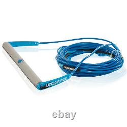 Liquid Force 2022 Plush Avec Vision Line (grey/blue) 70' Wakeboard Rope & Handl