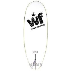 Liquid Force 5'4 Wake Foamie Mini Mal Surfeur, Blanc/Vert