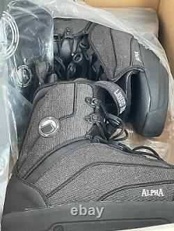 Liquid Force Alpha Cw1 Wakeboarding 5-8 Bottes Monnaie New Old Stock + Reliures