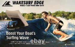 Liquid Force Wakesurf Edge Pro 2 Wake Shaper 2023 Grey translates to French as 'Liquid Force Wakesurf Edge Pro 2 Formeur de Sillage 2023 Gris'.