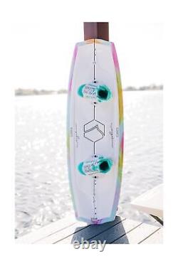 Planche de wakeboard Liquid Force Angel 2024 avec fixations Plush, 139cm